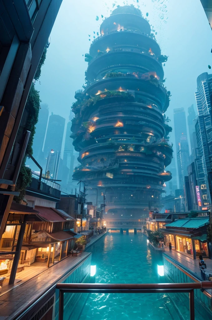 Underwater city。Reality