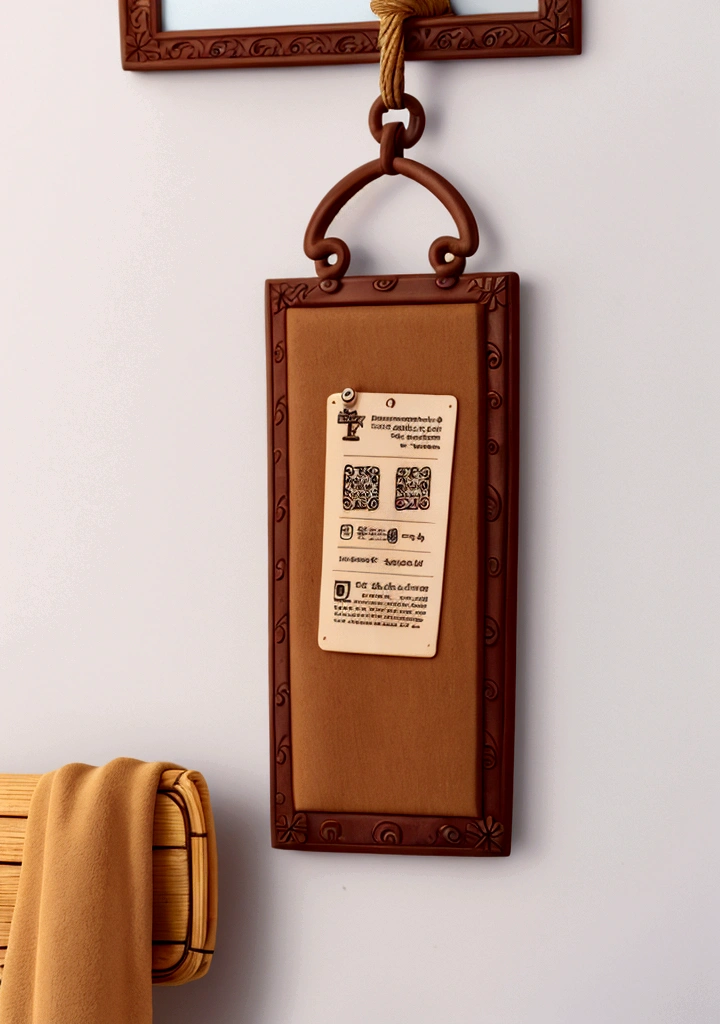 social media post ,hanging on wall