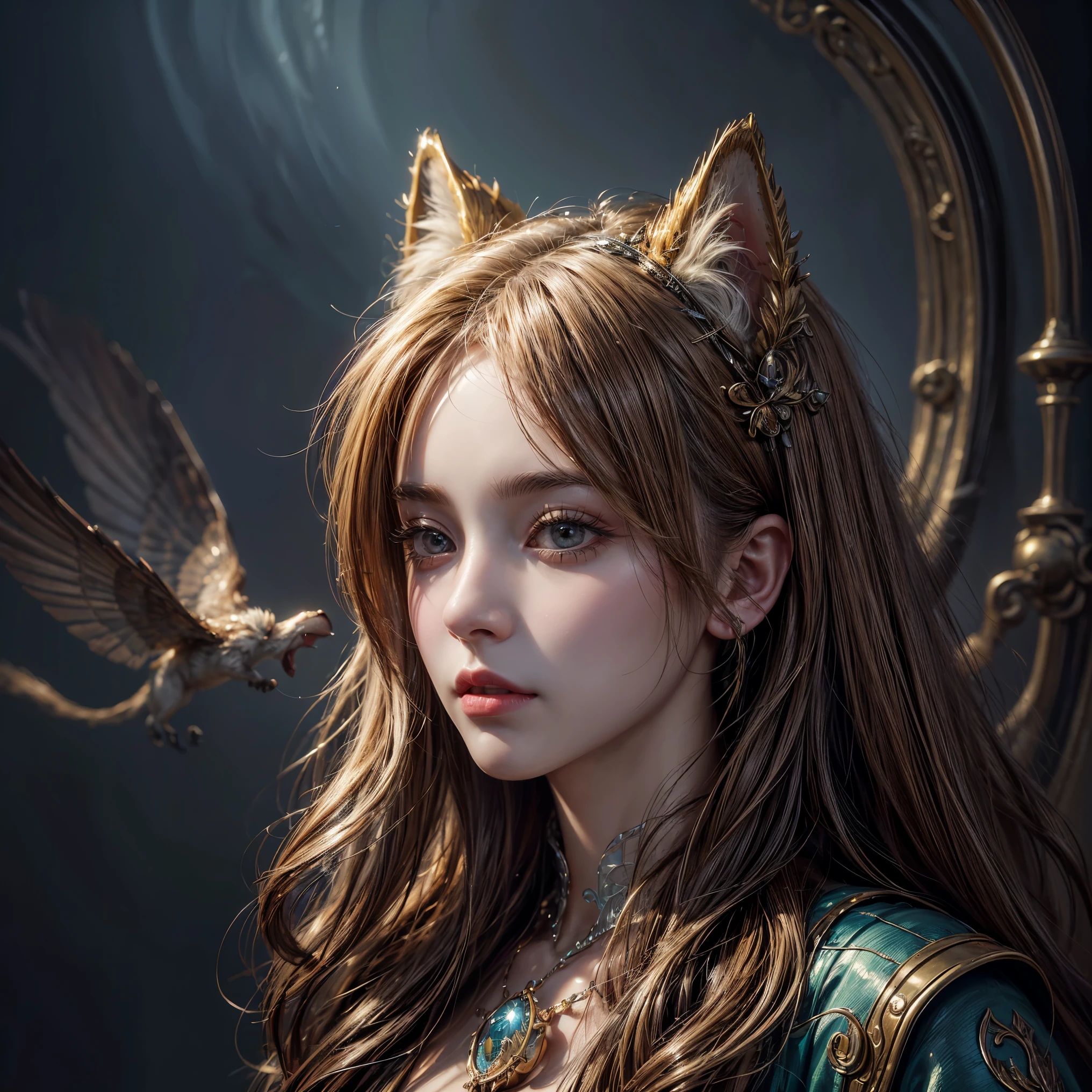 Nice digital painting, Beautiful and detailed digital art, Award-winning creature portraits, Realistic illustrations,
 highly detailed 4k digital art, Highly detailed and realistic, very Detailed digital painting,
 highly Detailed digital painting, highly Detailed digital painting, Surreal fantasy art,
 Detailed digital painting, Realistic fantasy illustration, Golden Retriever, Beautiful face, png background