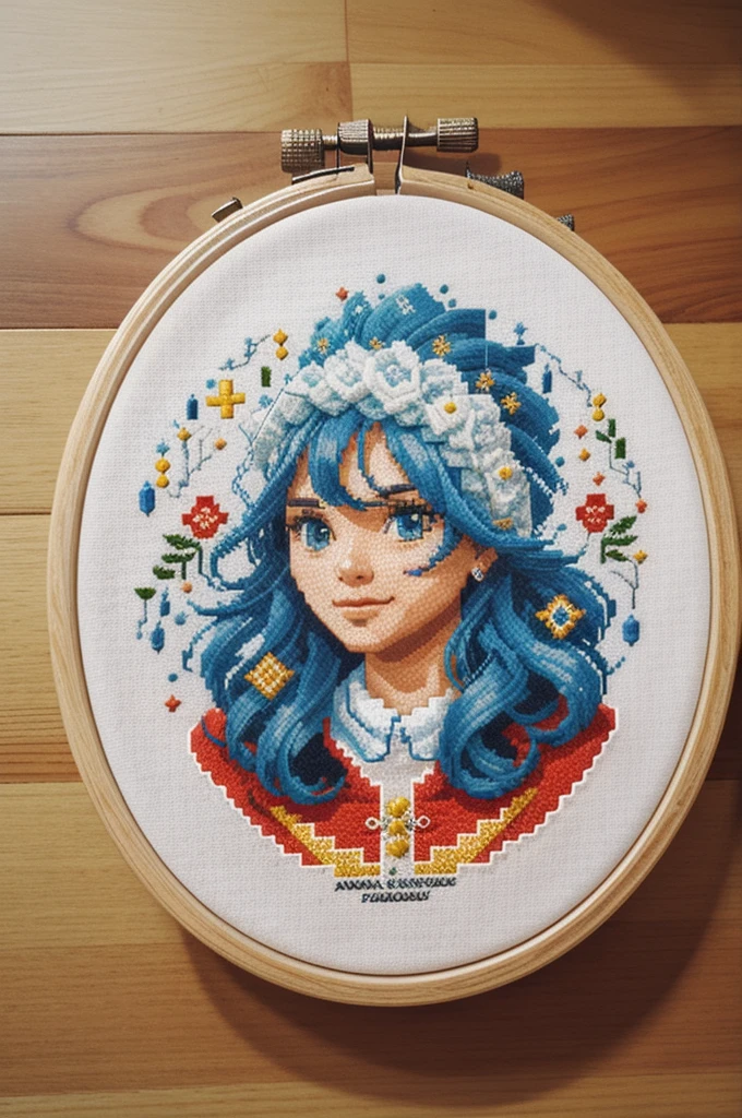 cross stitch pattern, pixelart
