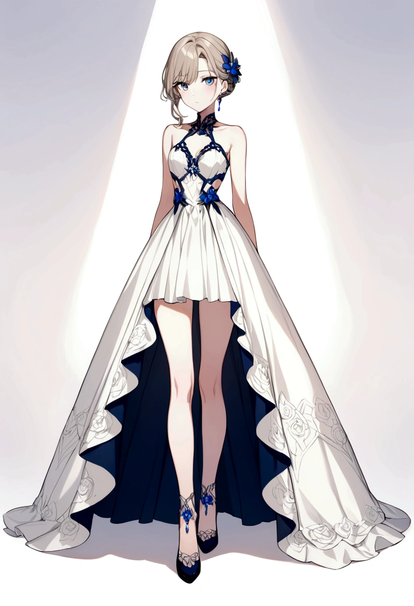 A 16 year old beautiful girl standing