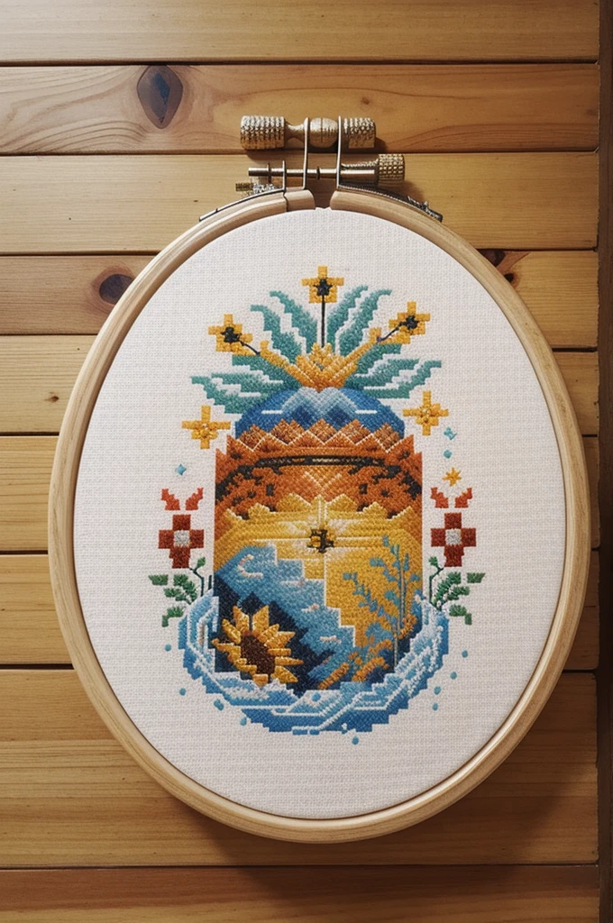 cross stitch pattern, pixelart