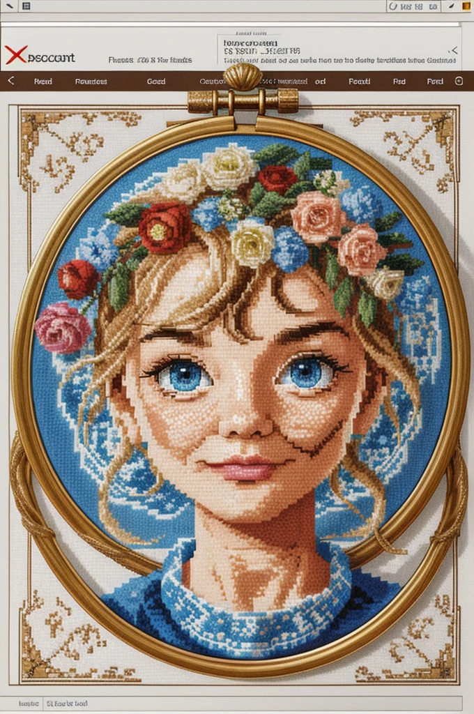 cross stitch pattern, pixelart
