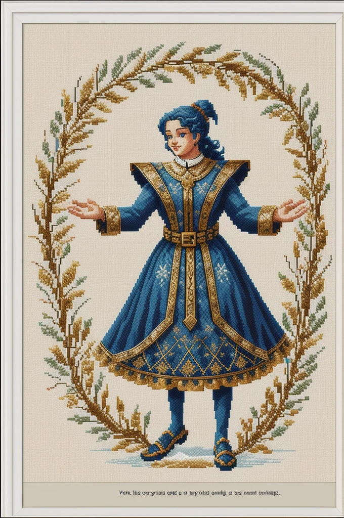 cross stitch pattern, pixelart