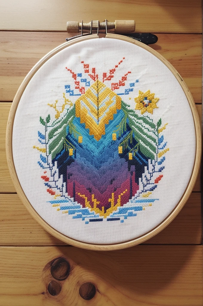 cross stitch pattern, pixelart
