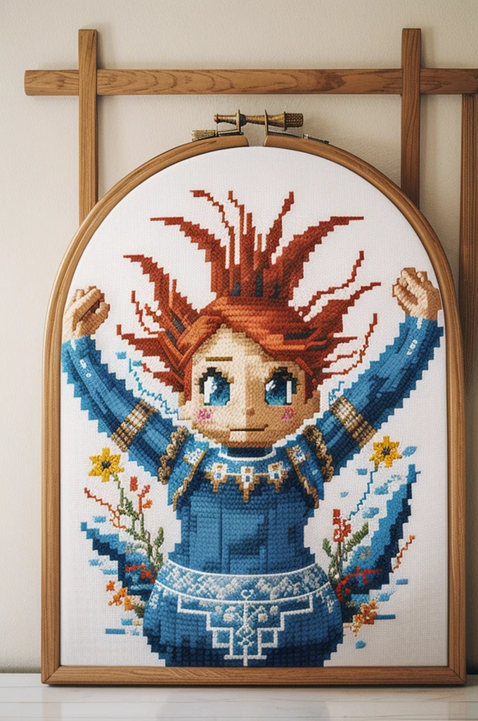 cross stitch pattern, pixelart