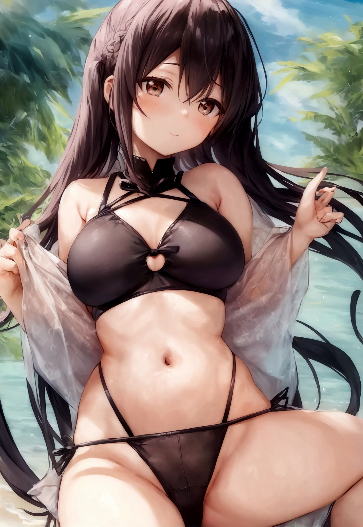 hinata in monokini