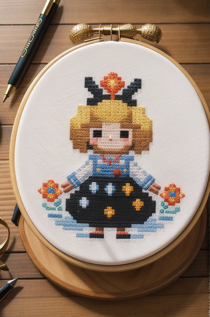 cross stitch pattern, pixelart