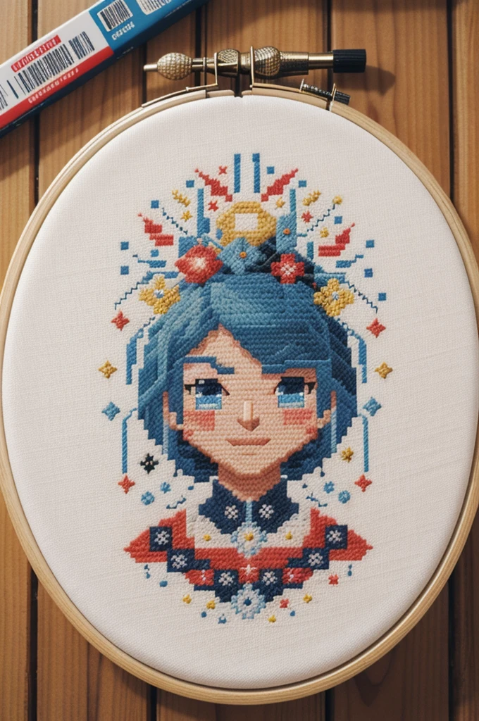 cross stitch pattern, pixelart