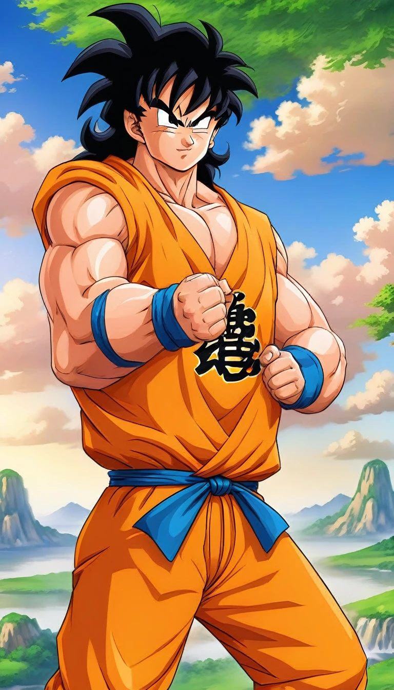 anime artwork yamcha . anime style, key visual, vibrant, studio anime,  highly detailed 