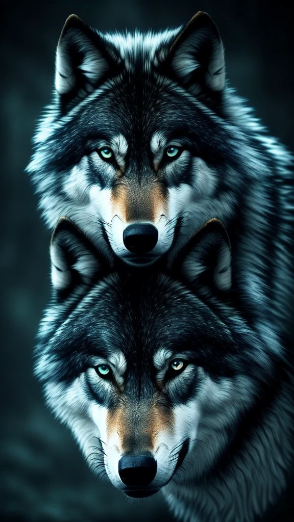 Darkness, wolf,