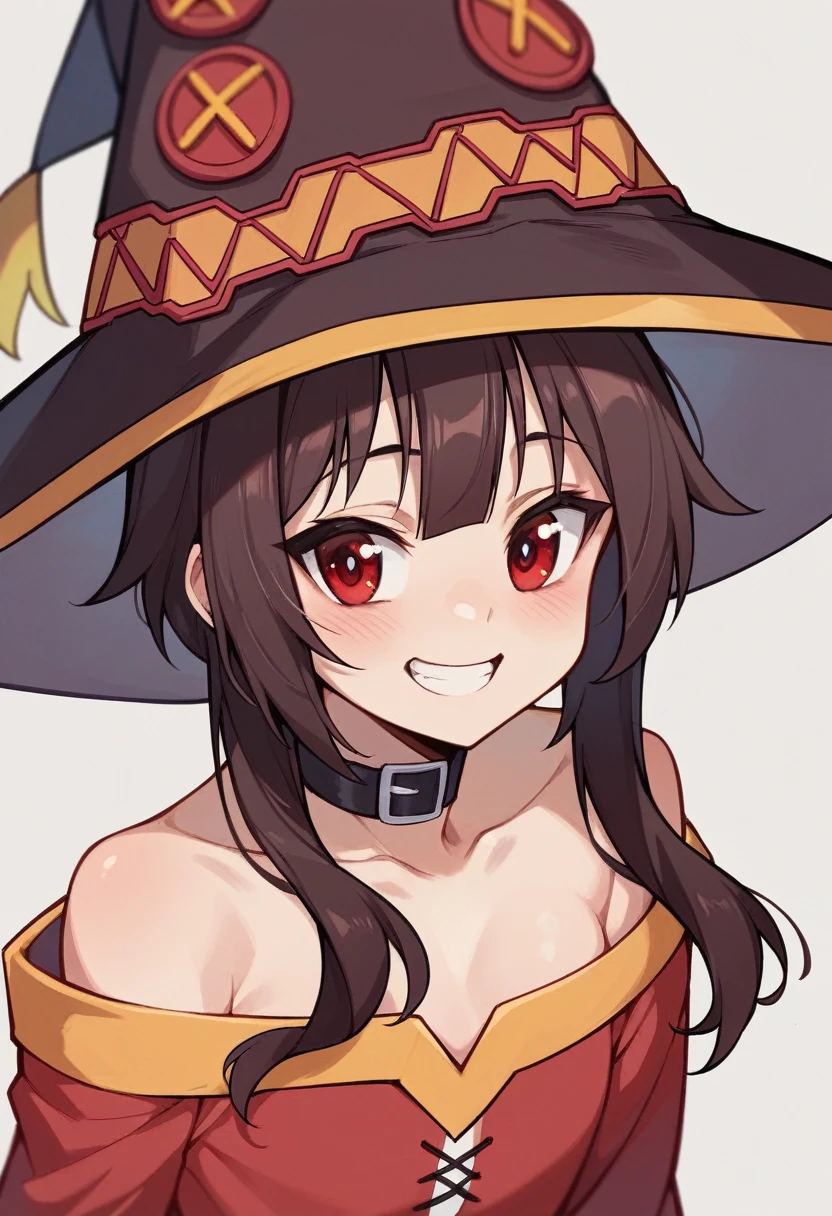 、、A big smile、Megumin、Red Eyes、Cute smile、