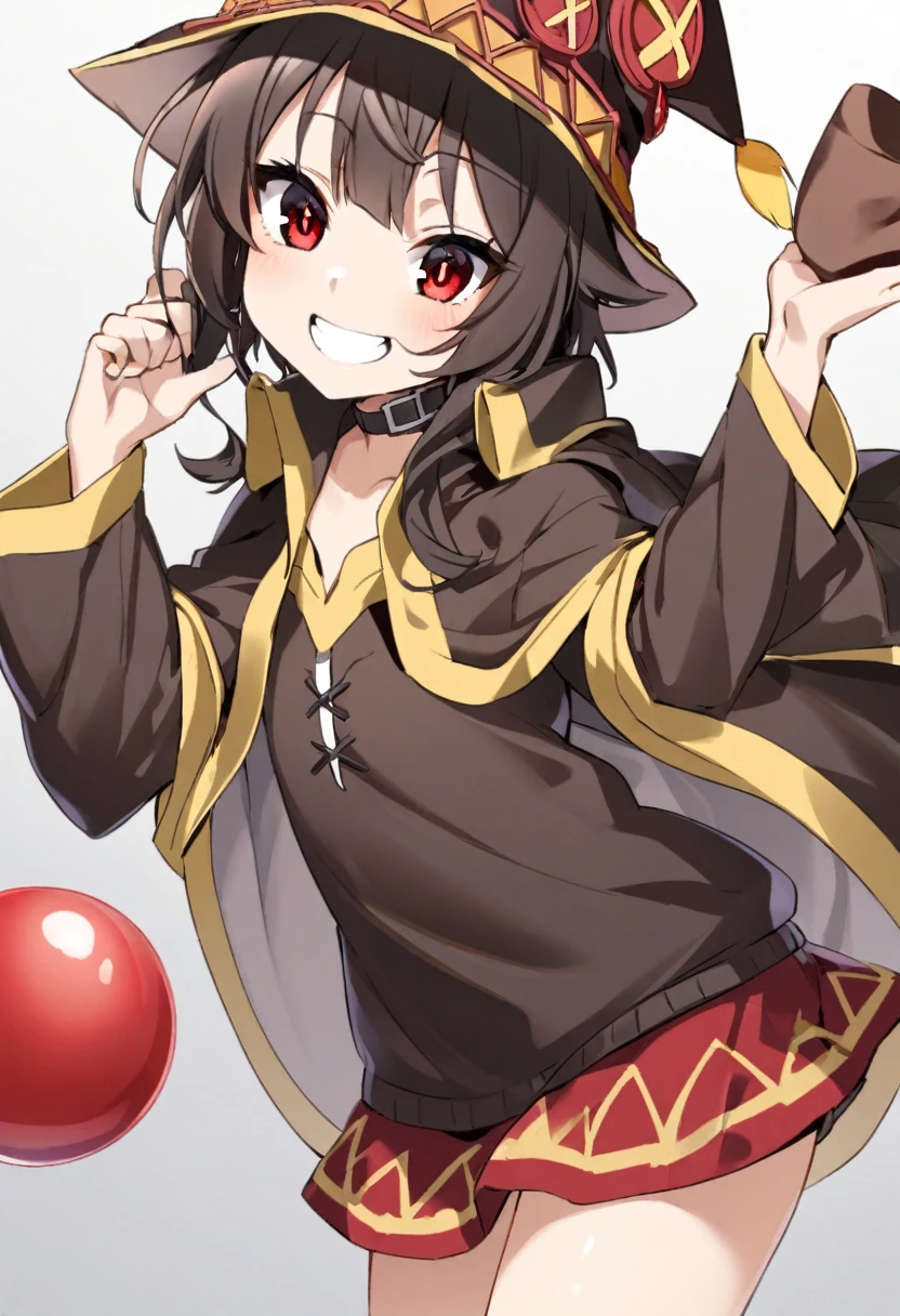 、、A big smile、Megumin、Red Eyes、Cute smile、