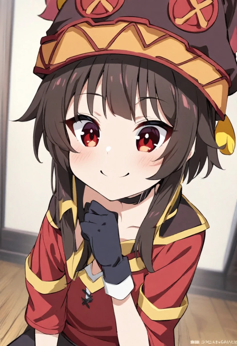 、、A big smile、Megumin、Red Eyes、Cute smile、