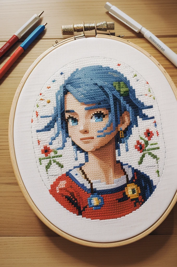 cross stitch pattern, pixelart