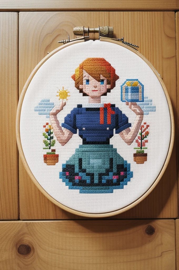 cross stitch pattern, pixelart