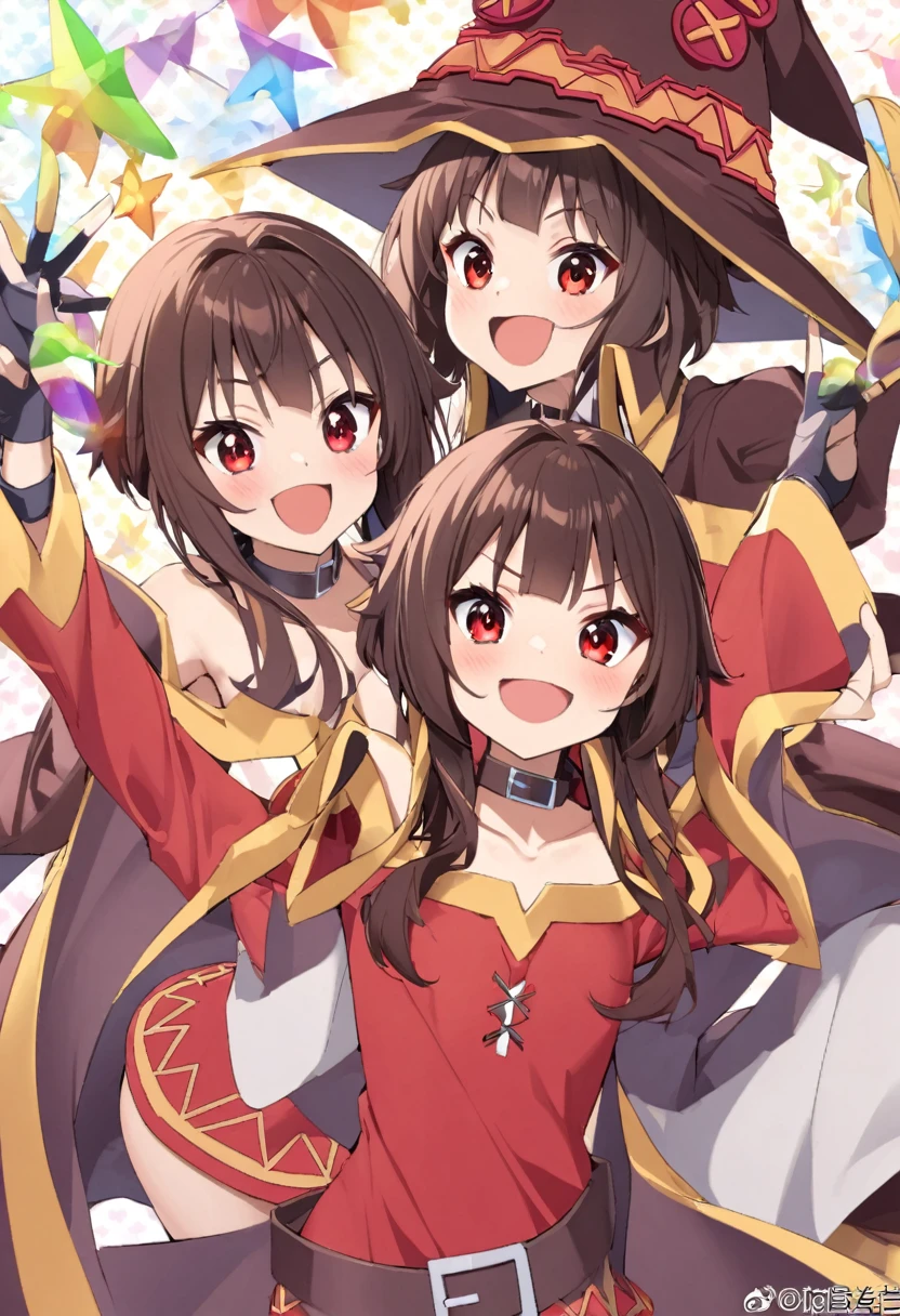 、、A big smile、Megumin、Red Eyes、Cute smile、Smile、