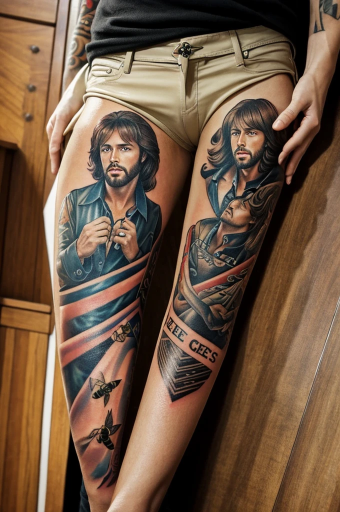 How deep is your love bee gees tattoo