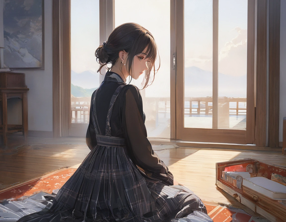 (masterpiece, Highest quality:1.2), One girl, alone