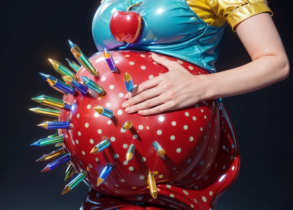 3d style, simplified design, 3d render, glossy texture, smooth 3d model, multiple light sources, rim light, sharp post effects render, (glossy plastic texture with multiple big light probe refractions), perfect cgi, smooth silhouette, high intensity refraction, (super glossy material), most beautiful vfx , blue background, plastic refractions, realistic, 4k, high resolution, rim light, photo shoot, commercial photo, profile shot, 4k, rim light, high resolution, 4k, glossy texture, smooth 3d model, multiple light sources, rim light, sharp post effects render, (glossy metallic texture with multiple big light probe refractions), perfect cgi, cgi art created only with gradients, smooth silhouette, high intensity refraction, (super glossy chrome material), most beautiful vfx, blue background, chrome metal refractions, multiple light sources, rim light, sharp post effects render, perfect cgi, digital art, detailed digital art, reflective, best quality, 4k, masterpiece:1.2, ultra-detailed, realistic, vivid colors, dark and moody lighting, The image of the highest quality, ensuring every detail is showcased perfectly. It in 4k resolution, allowing viewers to immerse themselves in the richness of the colors and intricate details. The realistic rendering. under the spotlight, reflecting, high-resolution image, realistic rendering, dark background, and rim light photorealistic The image features three characters standing in front of three houses. The characters are a red-haired mermaid, a purple cat, and an orange dog. They are each holding a yellow maraca