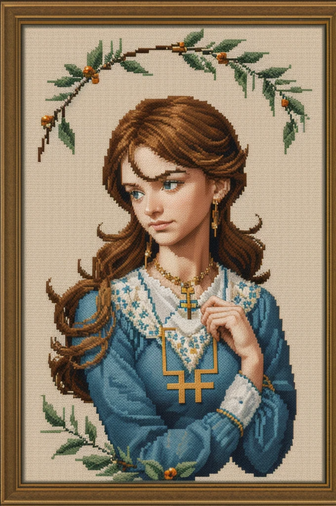 cross stitch pattern, pixelart