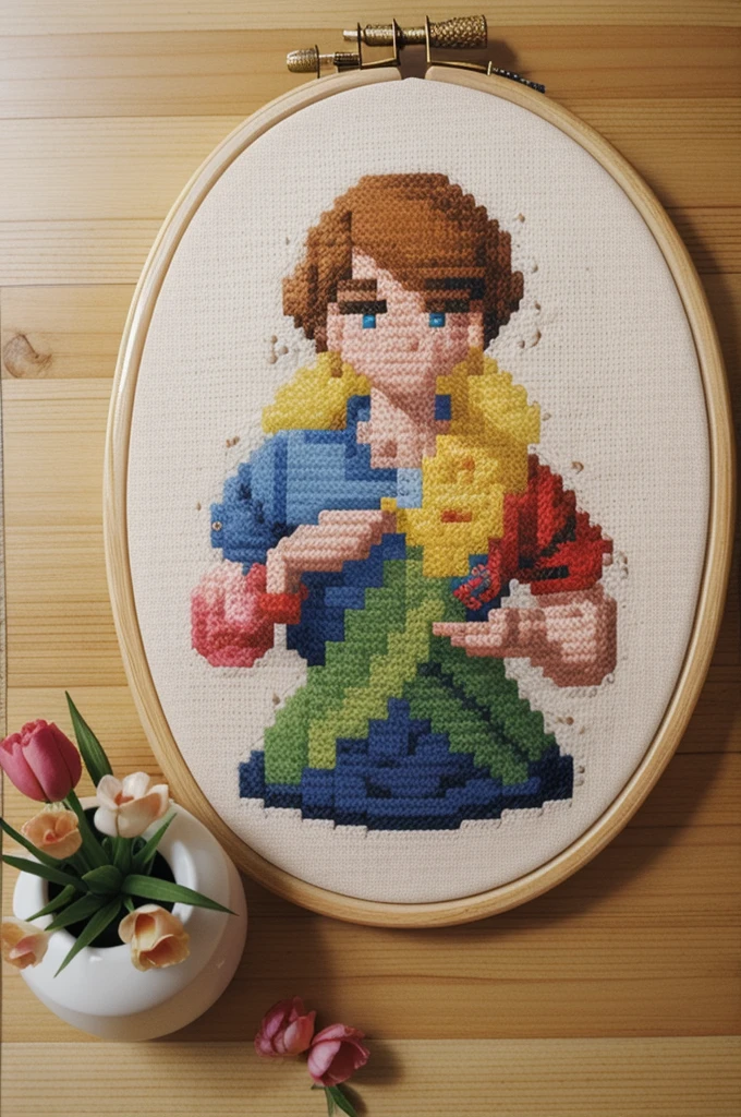 cross stitch pattern, pixelart
