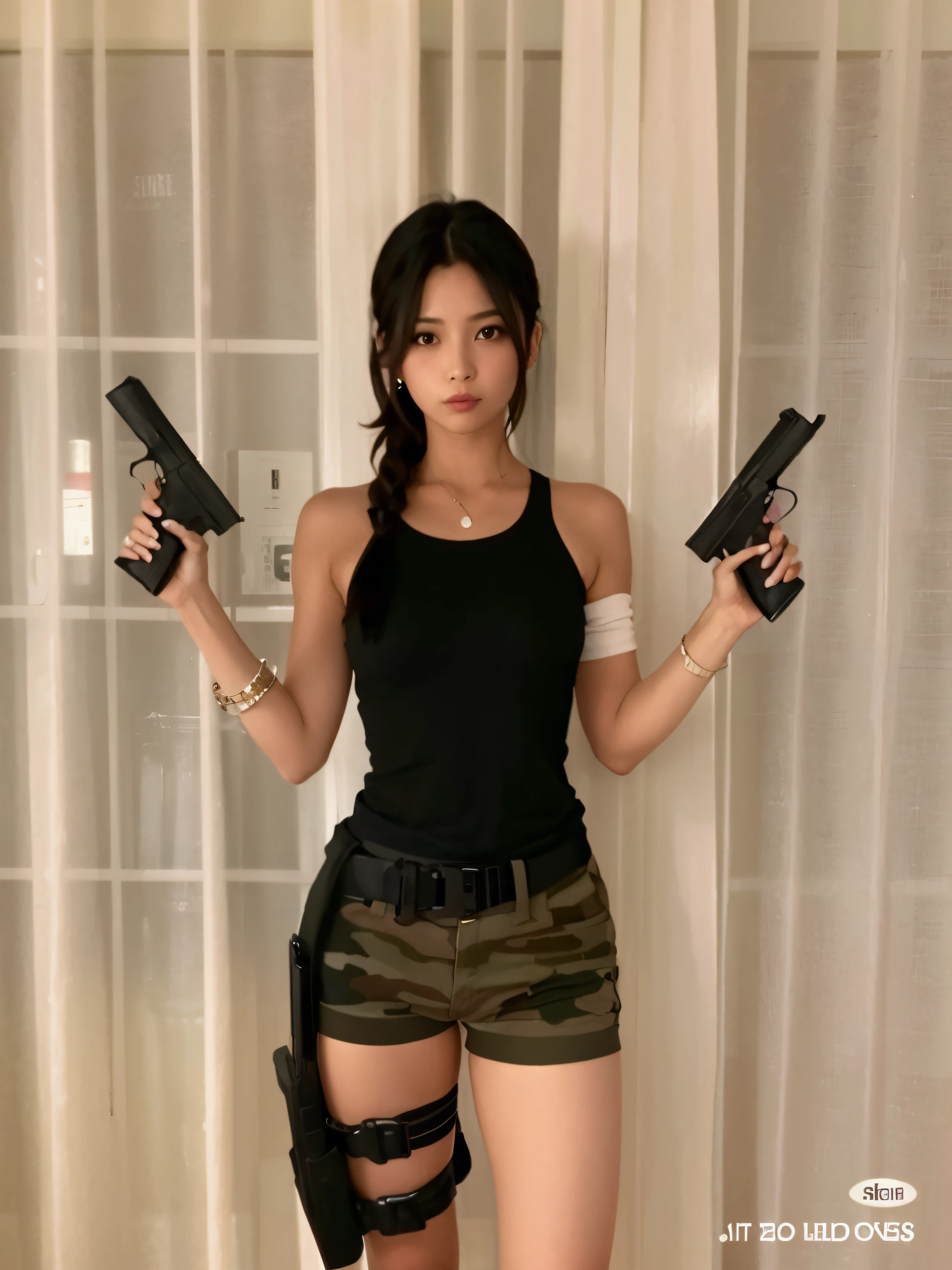 Arafa woman holding two guns and a gun, Pistol type, With rifle, Tifa Lockhart, Tifa lockheart, Shision Wu, Tifa Lockheart glamourosa, Jisoo is Black Pink, Jenny Blackpink, Armament, Super villain IU Lee Ji-eun, Madison Beer, Tifa, Tzuyu twice, 2 0 2 0 Fashion