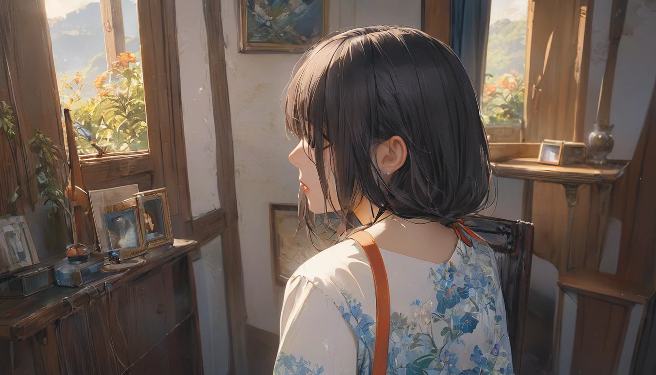 (masterpiece, Highest quality:1.2), One girl, alone