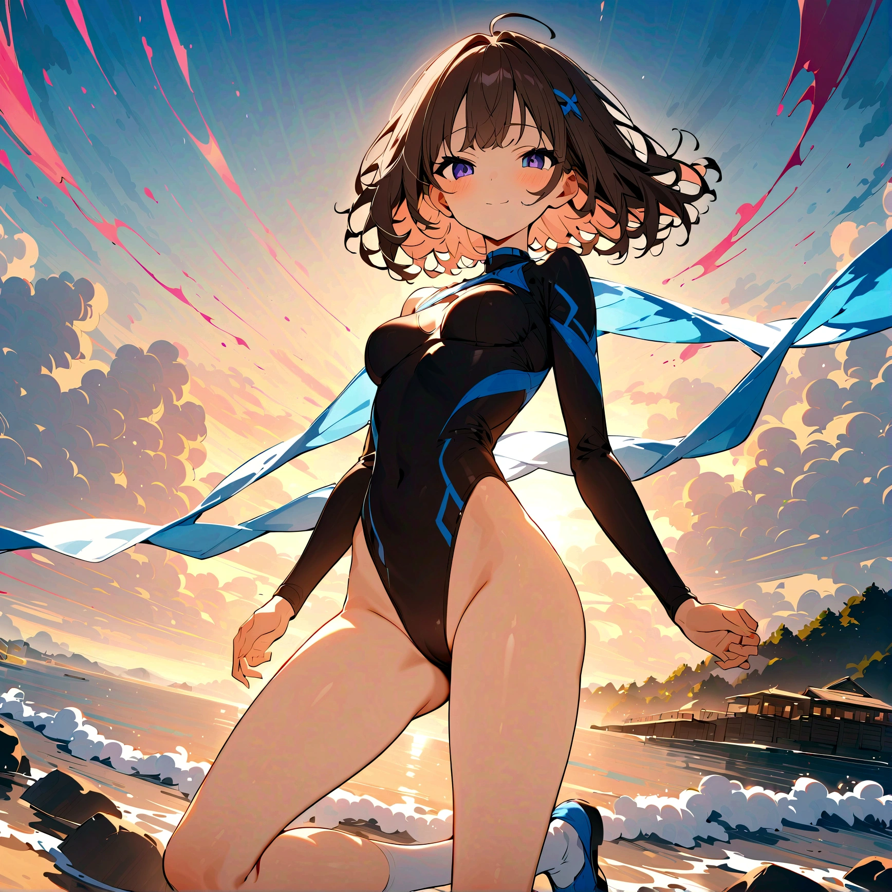 highquality illustration, masterpiece, very delicate and beautiful, attractive girl,(colorful leotard, heattech leotard,tight leotard,long_sleeve leotard,ribbed leotard,high_leg leotard,turtleneck leotard),gymnastics club,gymnastics athlete,bare legs,gymnasium background,beautiful eyes, light smile,(masterpiece, best quality:1.2), highres, extremely detailed CG unity 8k wallpaper, perfect lighting, Colourful, ultra-high res,4K,ultra-detailed, photography, 8K, HDR,