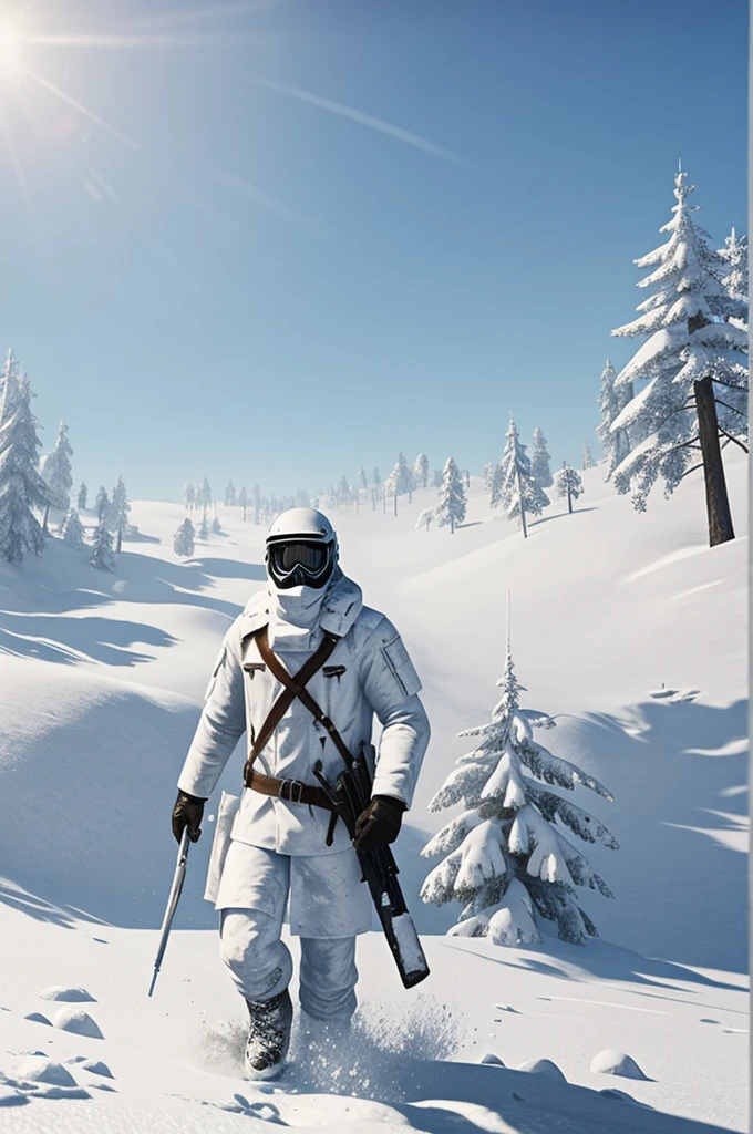 Create me a picture based on the game whiteout survival