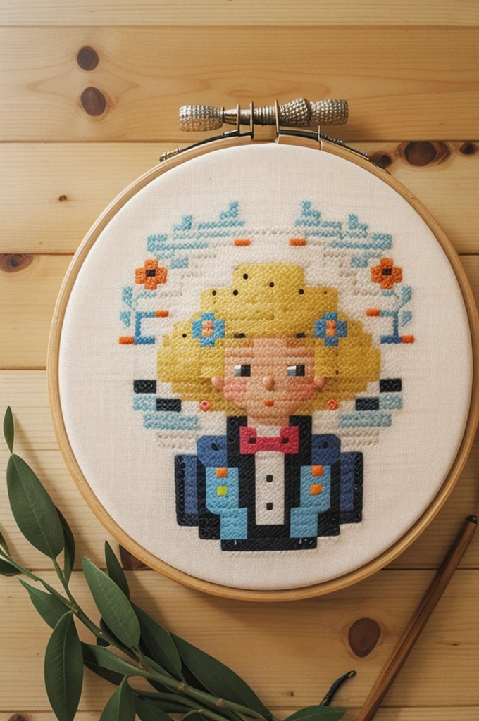 cross stitch pattern, pixelart