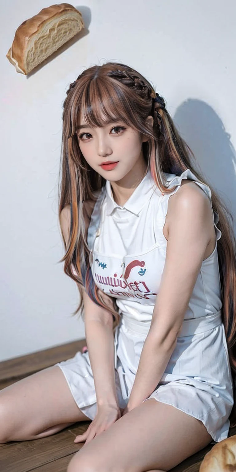 Fluid organization:1.6), 本当に野生の髪を持つ一人のbeautiful女の子, (Colorful wavy hair:1.2),( Two long braids:1.2), (Long wild hair:1.2), (Multicolored Hair: 1.9),可愛いsmile
パン屋販売スタッフ、(((Low - Angle:1.4)))、((One hand raised))、((She is wearing a colorful and pop blouse and apron.)),(;have big bread))、(((Spread your legs:1.4)))、,(((beautiful armpits:1.2)))、High resolution、Bakery、-yeld gismile、Finished as in the picture、white and beautiful skin、Focus on small breasts、((beautiful５This finger))、Bakeryの制服を着ています、最high quality、High resolution、Very detailed、masterpiece、Live Shooting:2、Genuine:2、photoGenuineistic:2、very delicate and beautiful、Fine details、Textured skin、Full Shot、、(beautiful face:2)、hot pants、Putting on makeup、Perfectly balanced legs:1.5), Looking at the camera, Angle from above, (((hot pants))), High resolution、未来のBakery、Delicious bread that women will love、Looking at the camera、smile、Finished as in the picture、、(((I have a big loaf of bread)))、(((cute smile)))、((((Eat delicious bread)))))、((I love bread))、(front focus piece:1.3), 
、Cute Apron、Rainbow Apron、Bakeryの制服を着ています、明るすぎるNatural light、Shining sunlight、最high qualityのディテール, Japanese Girls,1 girl, 8K, RAW Photos, 最high quality, Ticker:1.2, Very detailedなRAWカラー写真, Professional photos, (reality, photoGenuineisticです:1.37), (Very detailedな皮膚:1.2), 超High resolutionな, (Lenz 50mm),,絶妙にFine grain,Look at the person watching,Pretty face, Just Mile:1.05),Wide Hips,Straight hair,,Light pink inner color、 white and fine skin、(Very detailedな8K cg:1.2), (hyper Genuineistic:1.35), (photoGenuineisticです:1.45), (reality:1.4), 

(背景はBakery:1.1)、Sexy upward glance, 、Very detailed、masterpiece、最high quality、Ultra-high resolution energy A、8KのHigh resolutionにより、Transparency as shown in the photo、Fine grain、Expression of gradation、Perfect anatomical figure ,hard disk、Ticker (English) 、 Nikon Z9 80mm Lens ,、明るすぎるNatural light、Shining sunlight、、Ultra slim body、Slender model figure、beautiful姿勢、, 最high quality, 8K, RAW Photos, Confused, Award-winning portraits, shy smile, shy smile, , Delicate girl,, Digital SLR, View your viewers, Frank, Sophisticated, Thin arms, Professional Lighting, Film Grain, chromatic aberration, (Fine grainと顔:1.0), Live Shooting、(((A portrait of extreme beauty)))、((Glowing Skin))、1 girl、16 year old beautiful girl from Prague、Bright expression、((Platinum Blonde Hair))、[Big blue eyes that sparkle like jewels]、Shiny skin、silky super long Straight hair、eyeliner、beautiful前髪、Hair around the eyes、最high quality、Very detailed、Film Light、Intricate details、High resolution、Very detailed))、Detailed Background、8KUHD、Digital SLR、Soft Light、high quality、Film Grain、Fujifilm XT3 、Shallow depth of field、Natural light、(((Spread your legs:1.4)))、Pieces fly、High resolution、Bakery、16-year-old girl、smile、Finished as in the picture、white and beautiful skin、Focus on small breasts、最high quality、High resolution、Very detailed、masterpiece、Live Shooting:2、、neon hair clip,masterpiece、最high quality、
One girl,Ives Girl,beautiful照明,(((Anyone can see the D logo.:9)))