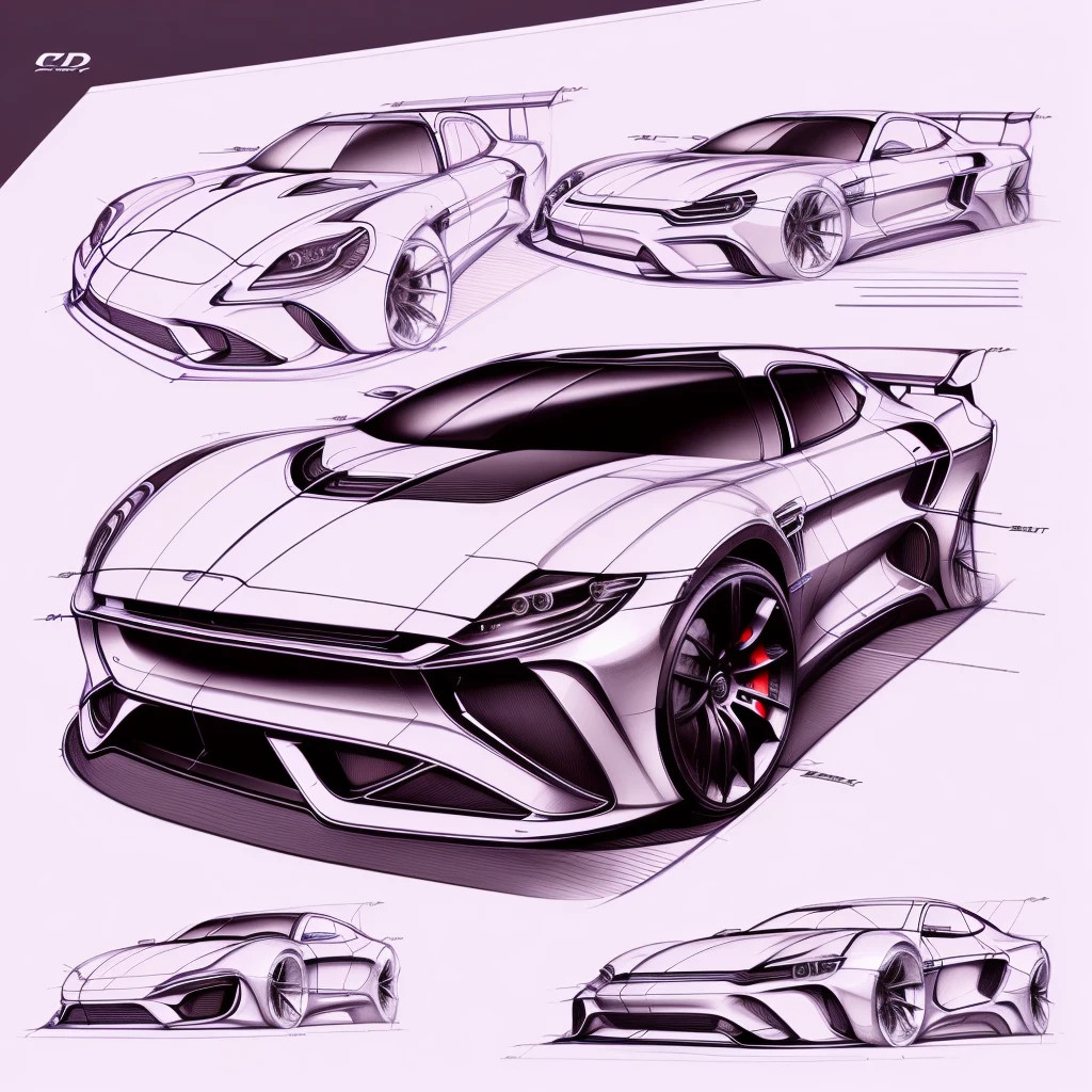 Automotive Design, 概念Automotive Design, High-quality sketch, Car Sketch, Concept map, Concept sketch