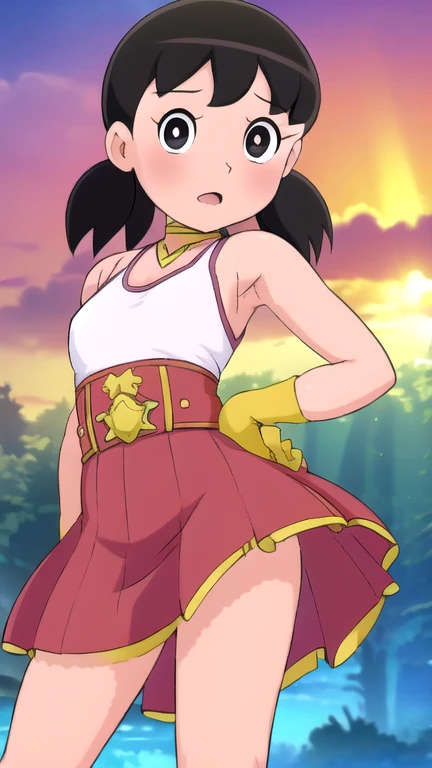 (masterpiece), (best quality), (ultra detailed),(messy hair),(illustration), (mature ),large , looking at viewer,32k,full ultra hd,very very high quality,no ,sunset background,avatar, ,nipple, (Fashionable clothing), standing,Fashion model, looking at viewer, ( interview), (simple background), beautiful detailed eyes, exquisite beauty, Floating, (high saturation), (colorful splashs), colorful bubble, (shining), focus on face