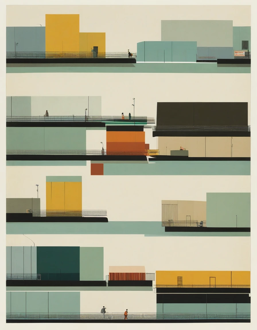 (Social Operating Patterns),by Alessandro Gottardo, painting