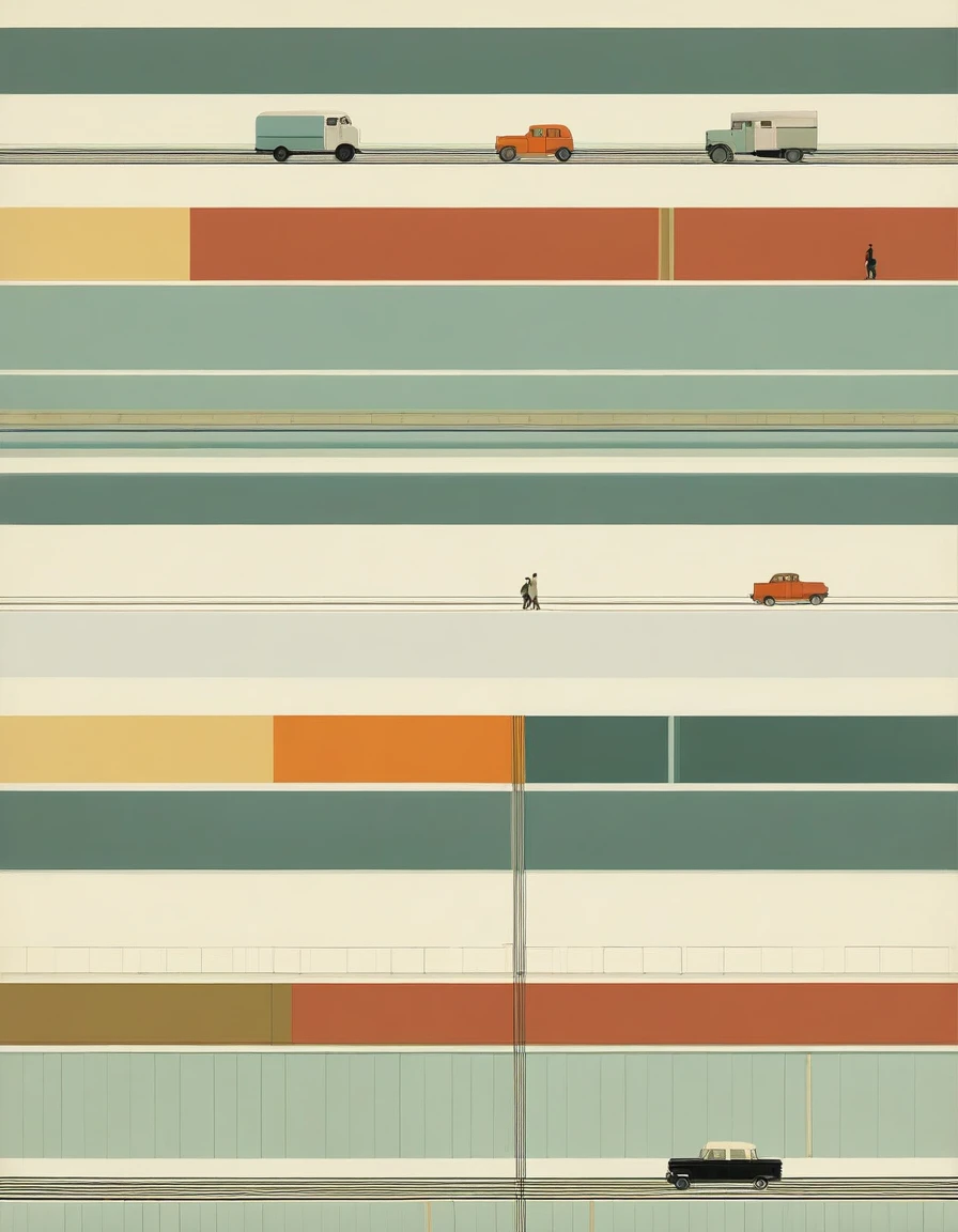 (Social Operating Patterns),by Alessandro Gottardo, painting