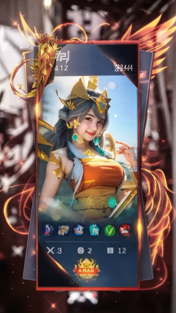 1 Girl, Beautiful, Baby Face, 20 Years Old, White Skin, Cleavage, Sleeveless, ((Indonesian High School Uniform)), ((muscles:1.3)), City Outdoor, Grey Hair, Laugh, Hands Beside Hips Pose, Grey Twintails, ((breastssize:1.3)), ((bokeh:1.3)), ((adorable:1.1)), ((masterpiece:1.1))