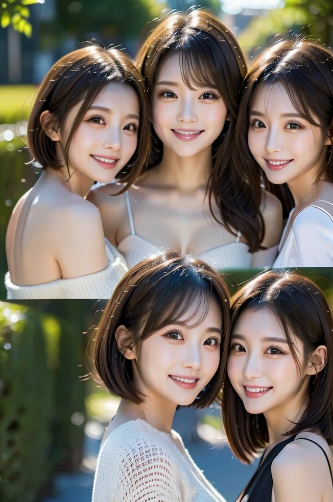 3Beautiful women,3 girls