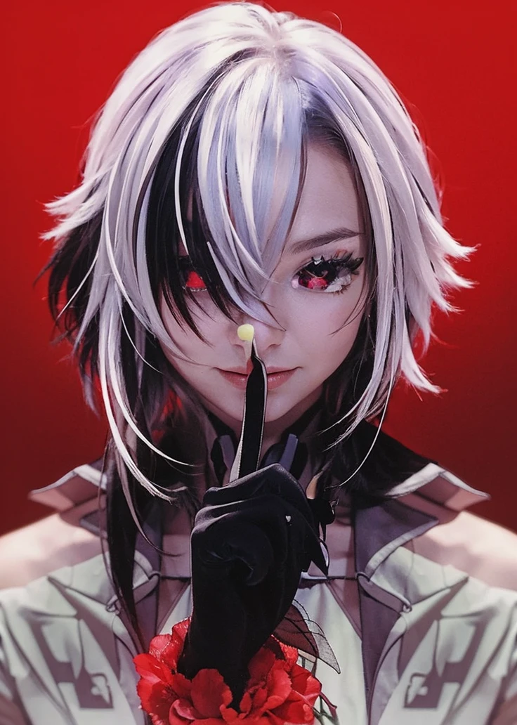 holding flowers