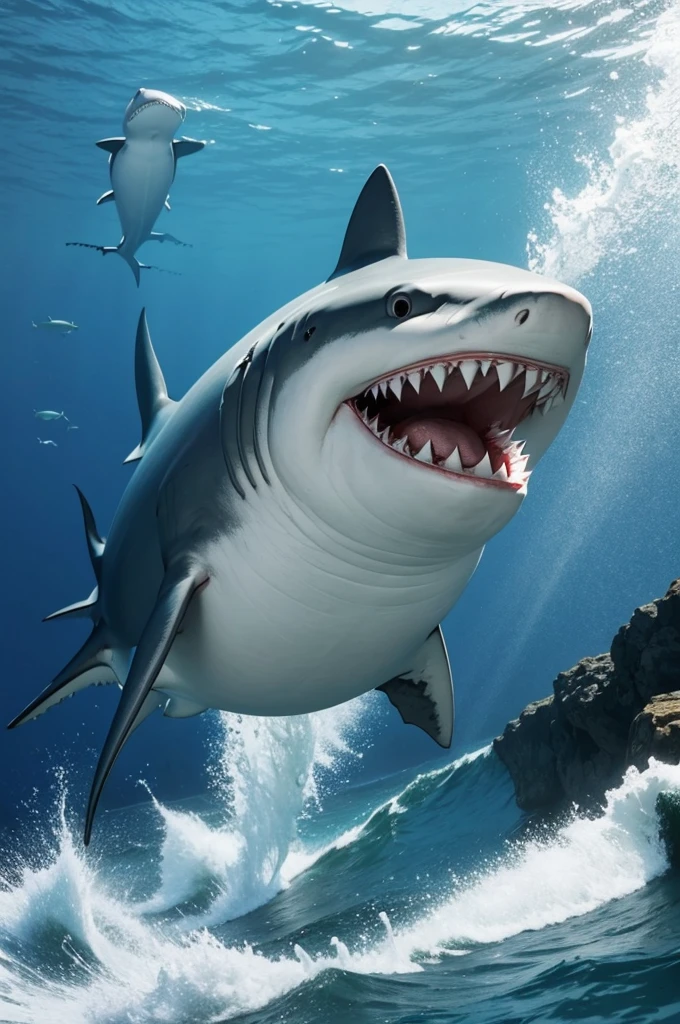 Make a realistic shark
