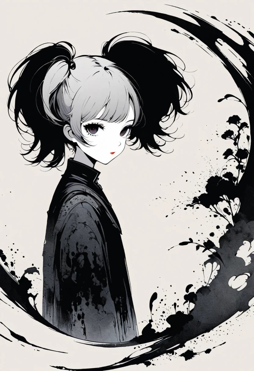 The Q version of the cute little avatar with simple strokes and lines needs to have a sense of texture