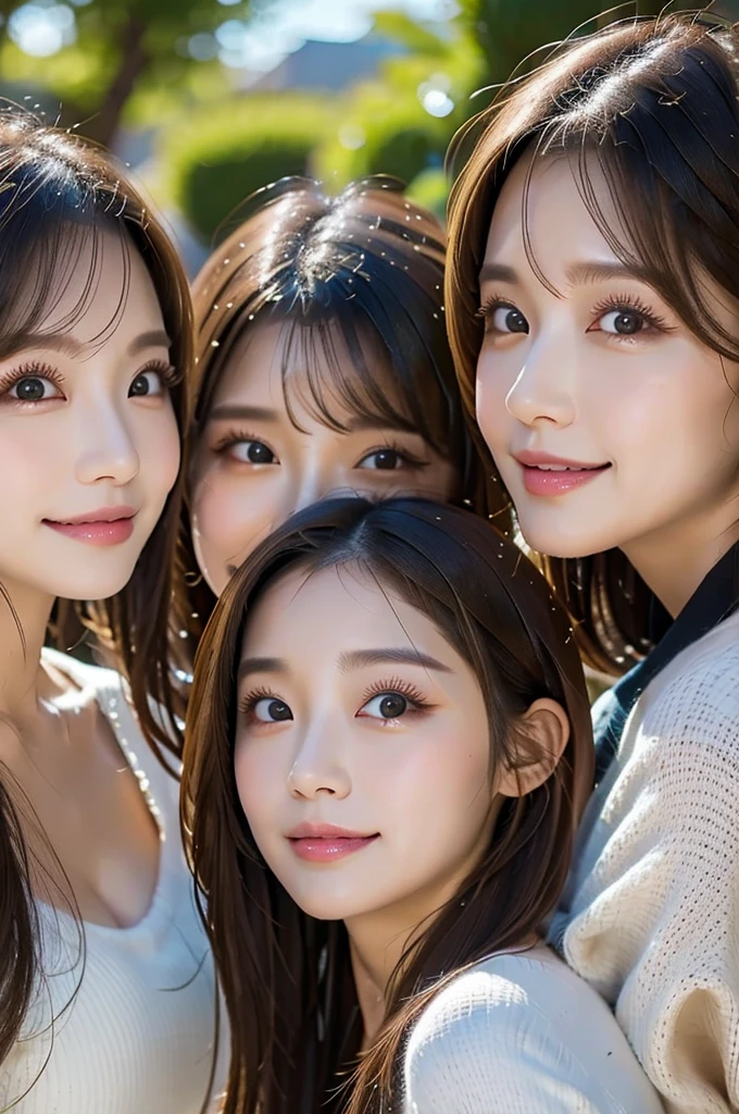 ３Beautiful women,3 girls