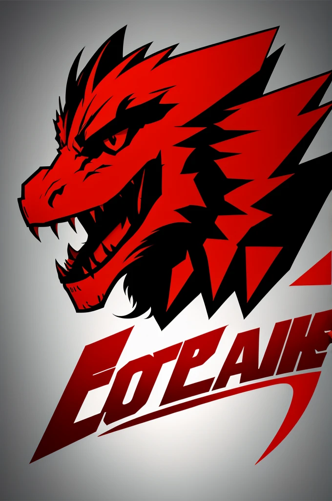 Blazing Raptors logo for jersey
