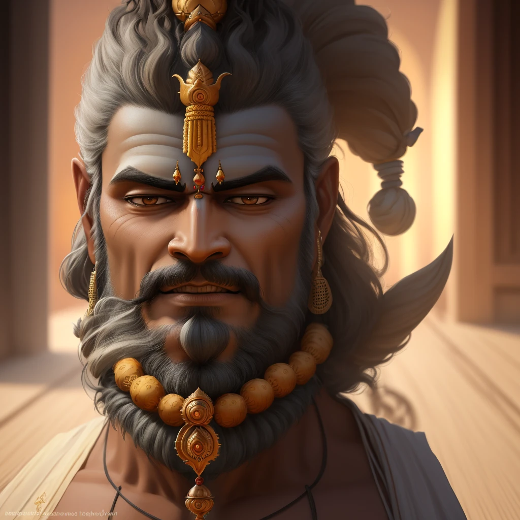 Prompt hindu lord shiv handsome, realistic ,8k realistic