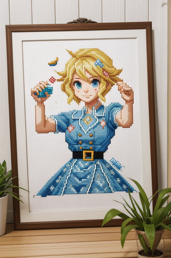 cross stitch pattern, pixelart