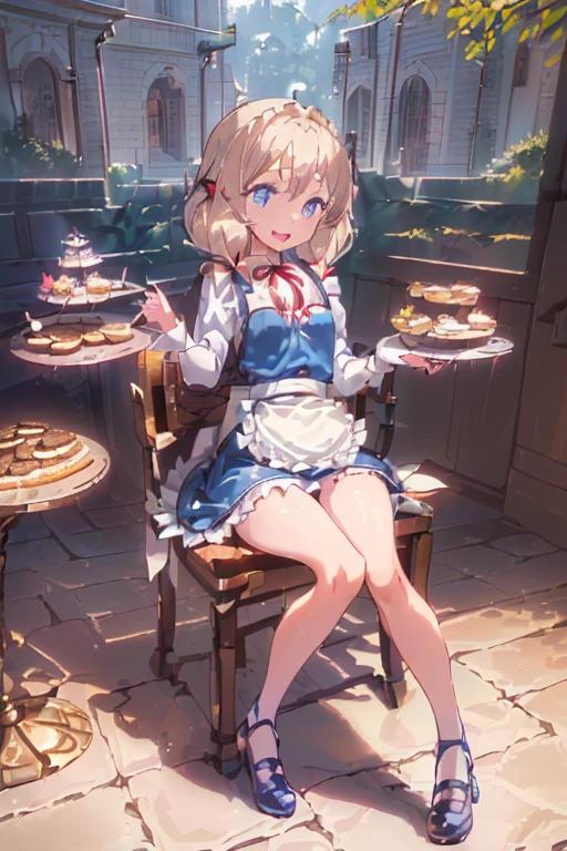 (perky chest:1.2), (pointed chest:1.2),(((Black Tunic:1.3))),(((cakes and bread in the basket),Cute and beautiful girl,Cute round face,Cute smile,with blush cheeks,Red Lip,a girl 22 years old, nsfw:1.2, beautiful body:1.3), shinny skin, BREAK, ((alice in the wonderland:1.3, cute, kawaii, lovely, funny, a girl falling down from sky:1.3, girl flying in sky:1.2, girl floating in air:1.3, rolling upskirt by wind:1.5, (with sparkling eyes and a contagious smile),open mouth, Looking at Viewer, surprised, putting hands on crotch over the skirts:1.35)), BREAK, ((floating things as follows:1.3, PlayingCards, Trump, tea cup, tea pot, tea spoons, pocket watch:1.3, lip sticks, candies:1.2, cookies, jam bottles, classical door_keys)), ((long purply_Blue dress :1.5, wearing long flaired skirt:1.3, the skirt is blowing:1.3, cute White Apron, black stockingedium long platinum-blonde hair:1.2, twin tail hair:1.6, tied hair with a large ribbon), (Blue eyes, bright pupils with highlights, detailed eyes), (lying down on your back:0.7, spreading legs with rising up straight:0.7), sexy posture, fantastic colorful art, (fantasy art:1.2, wondered images), ((correct anatomy:1.5, perfect anatomy:1.3, correct hand, small foot:1.2)),
