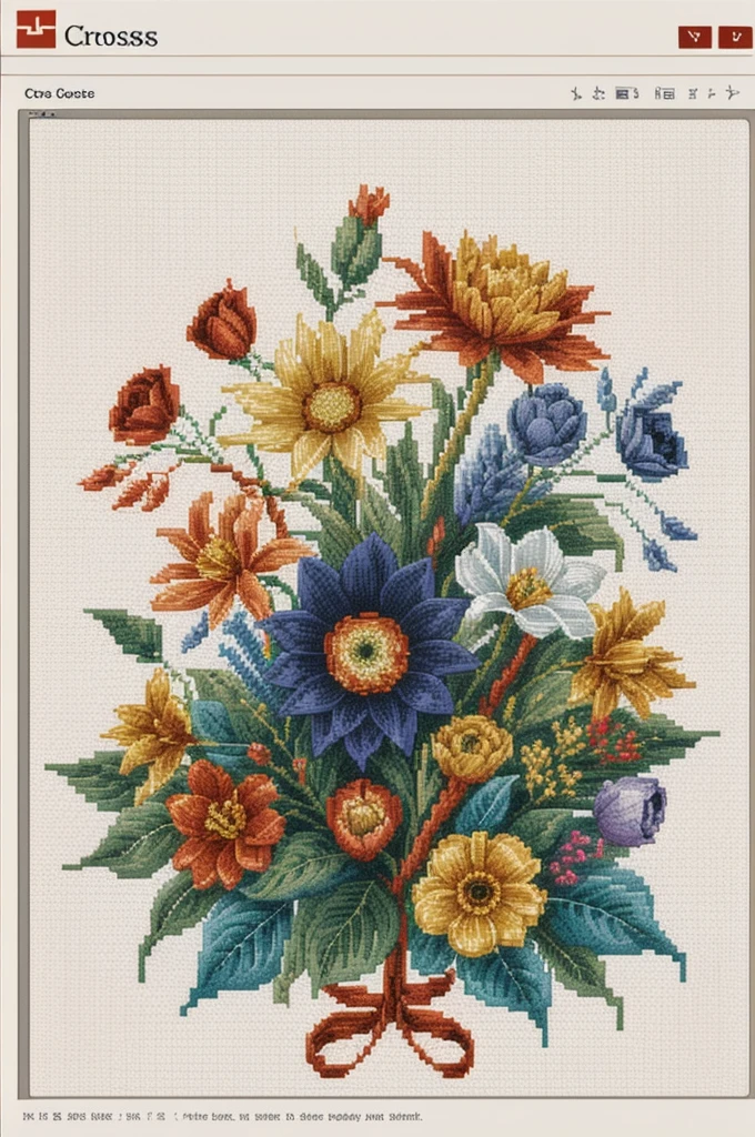 cross stitch pattern, pixelart