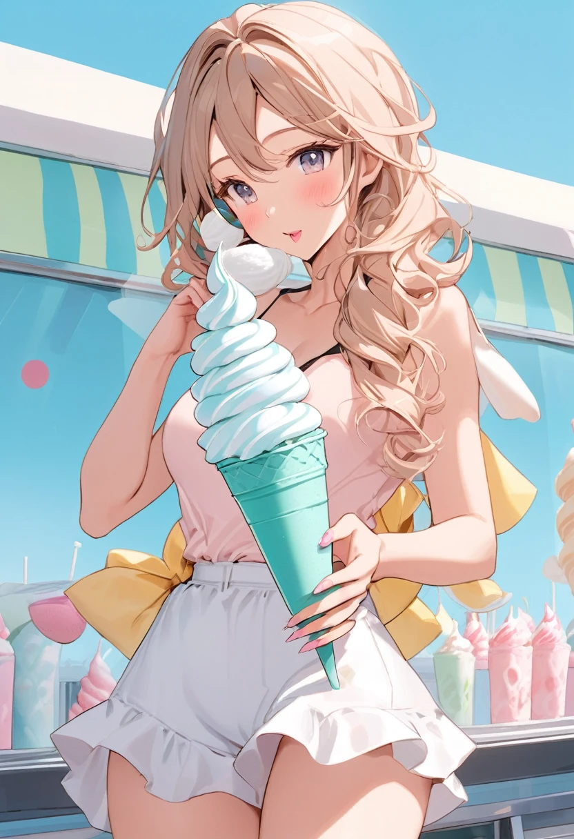Sexy soft serve girl