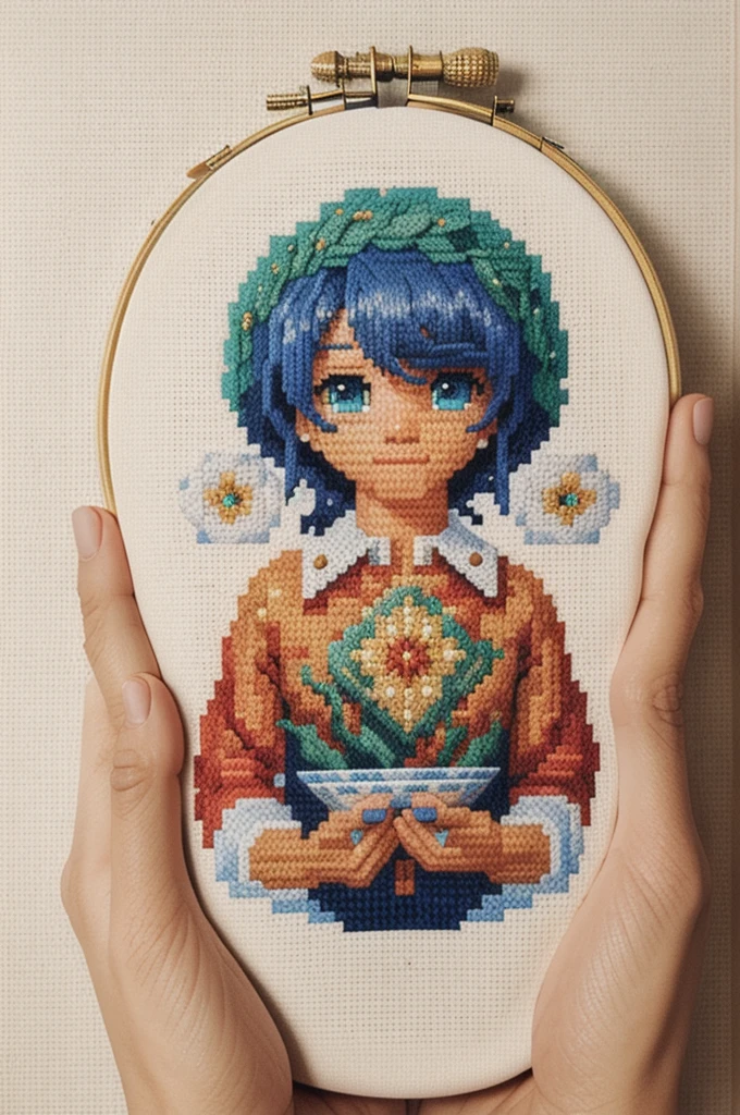 cross stitch pattern, pixelart
