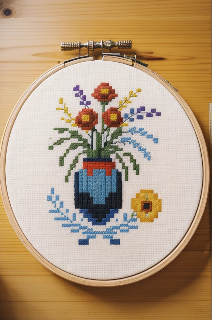 cross stitch pattern, pixelart
